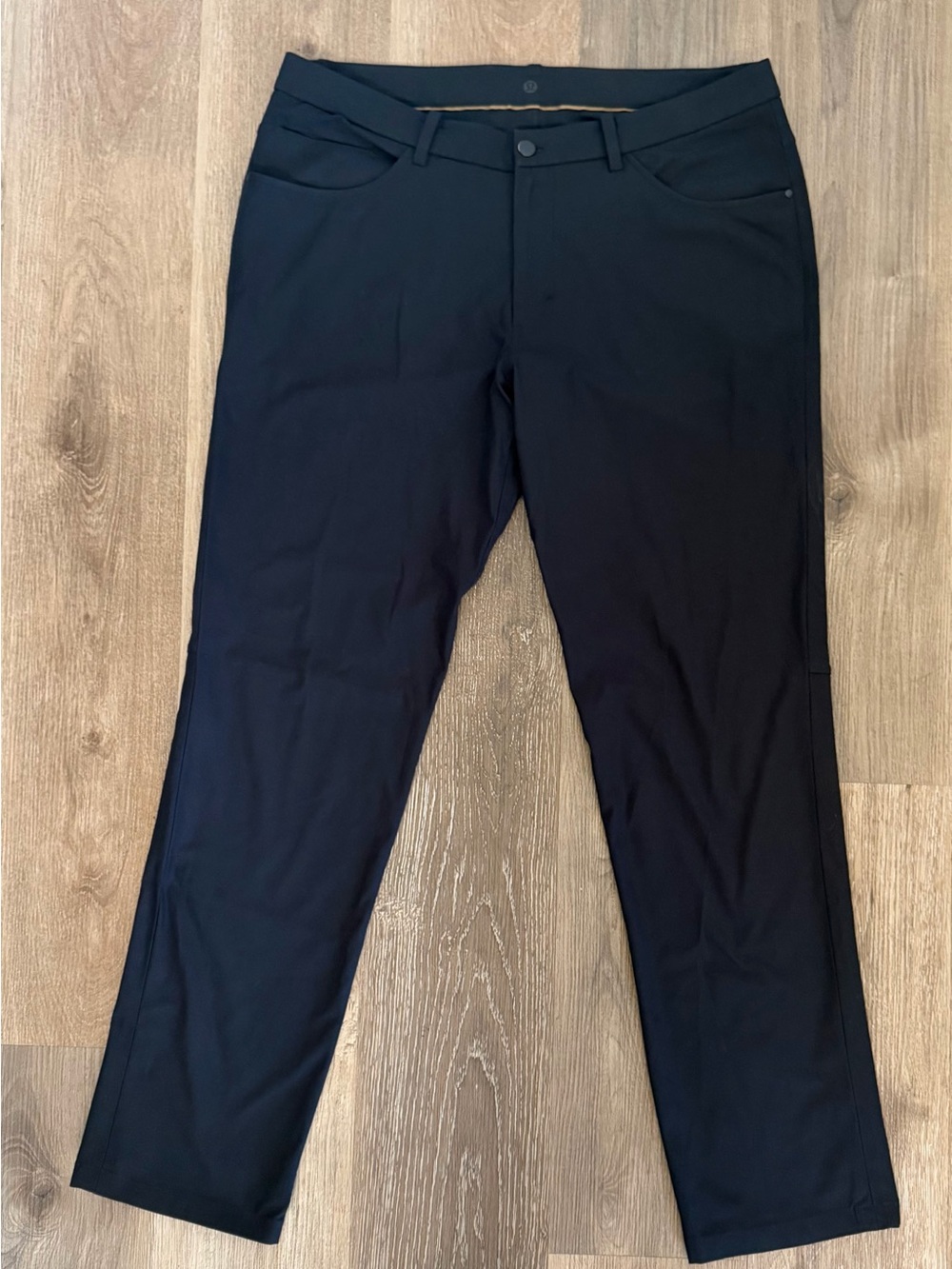 Lululemon ABC Trouser Pant Mens Sz 36 Black Classic Fit